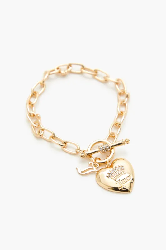Juicy Couture Heart Toggle Bracelet sold by Urban Planet