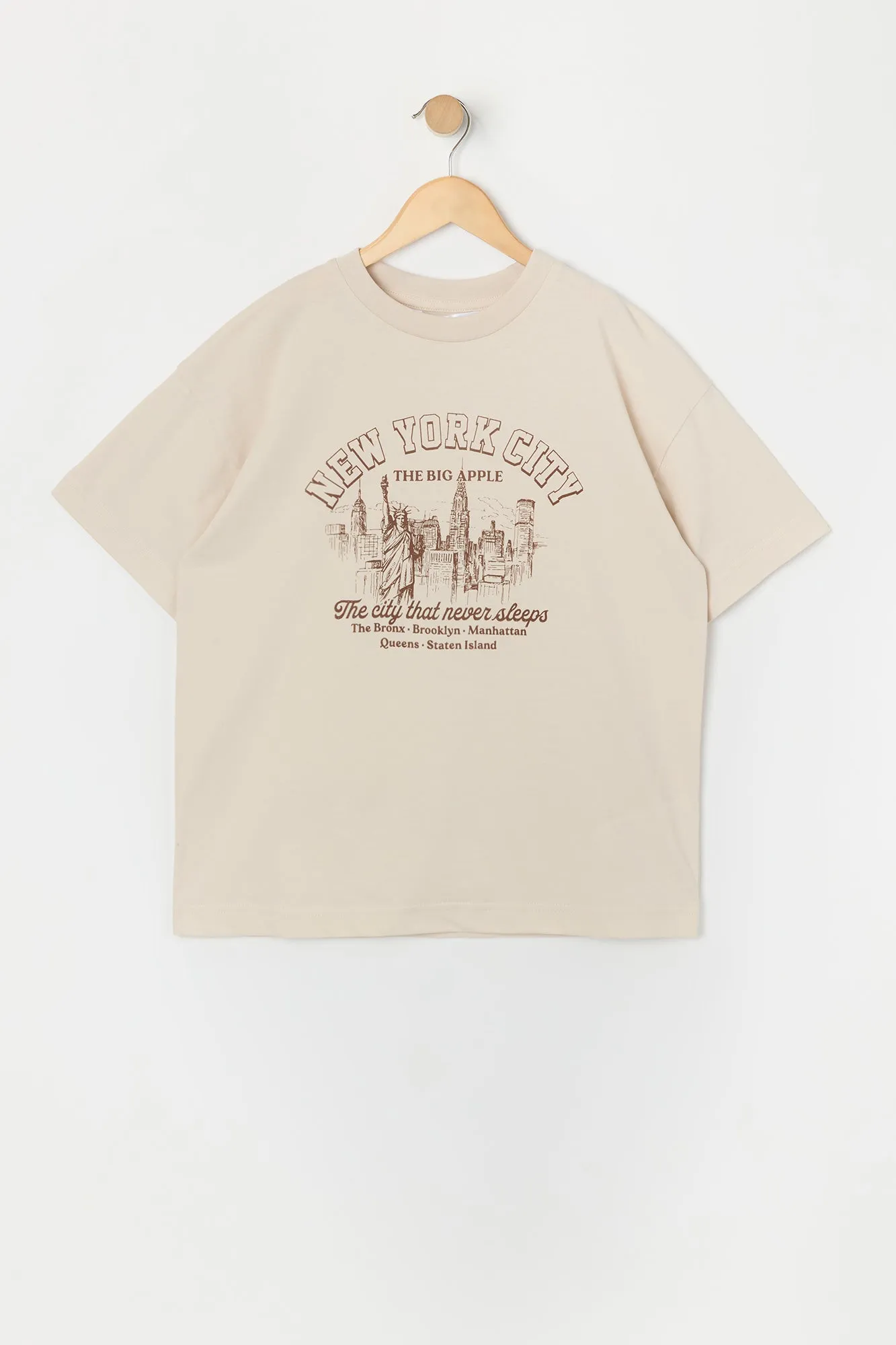 T-shirt à imprimé New York City pour fille sold by Urban Planet product image thumbnail 2