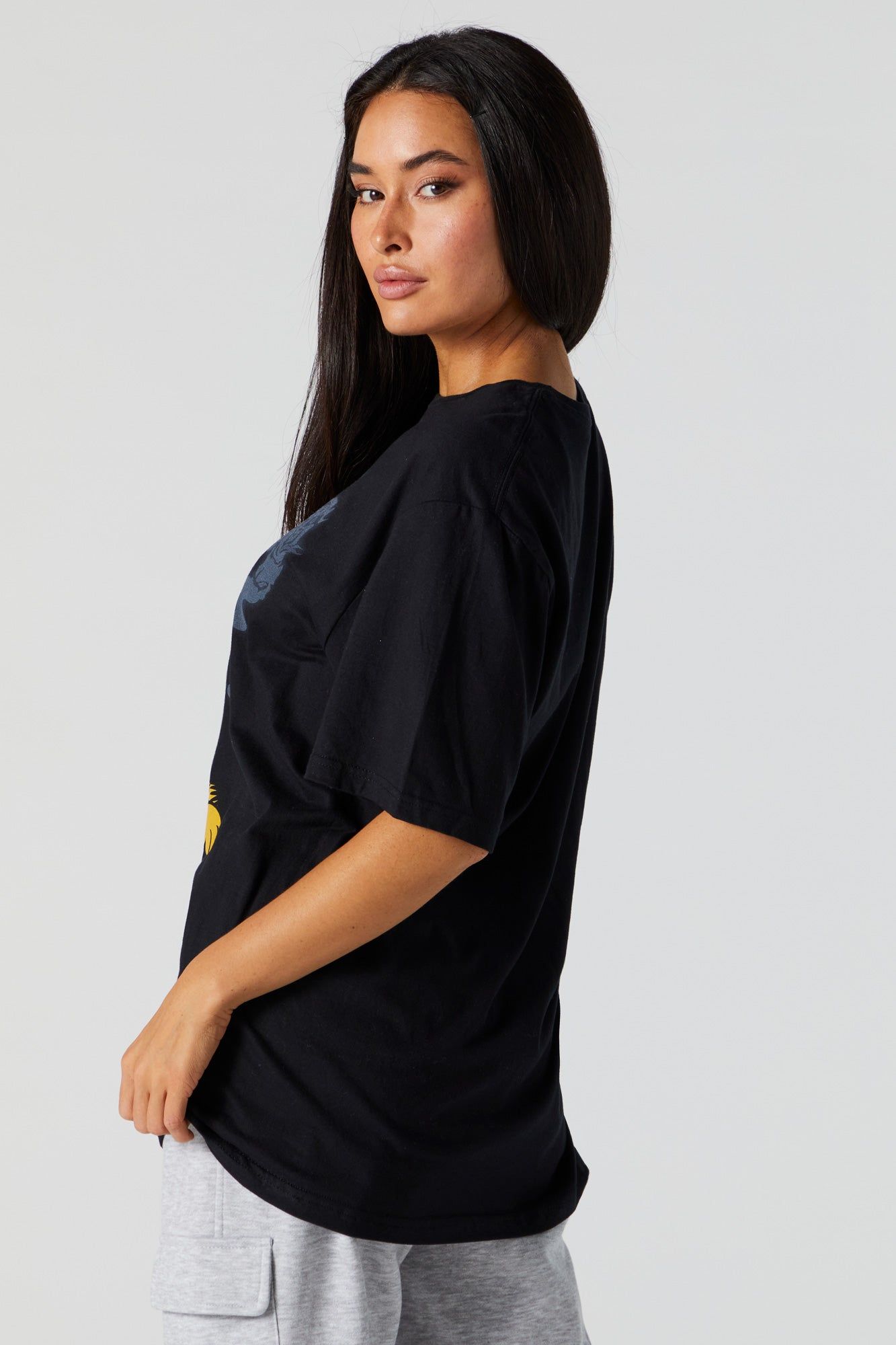 Garfield Halloween Graphic Boyfriend T-Shirt sold by Urban Planet product image thumbnail 2