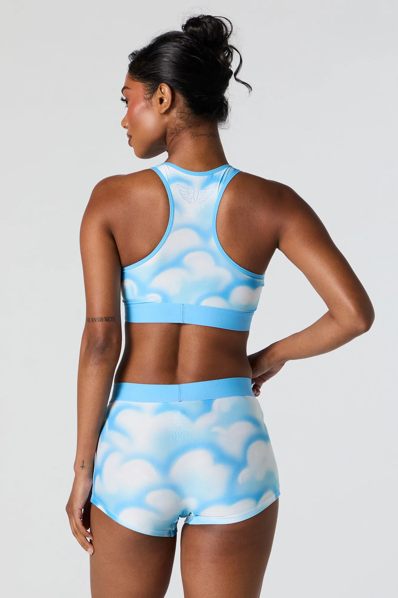 Tweety Bird Bra and Short 2 Piece Pajama Set sold by Urban Planet product image thumbnail 3