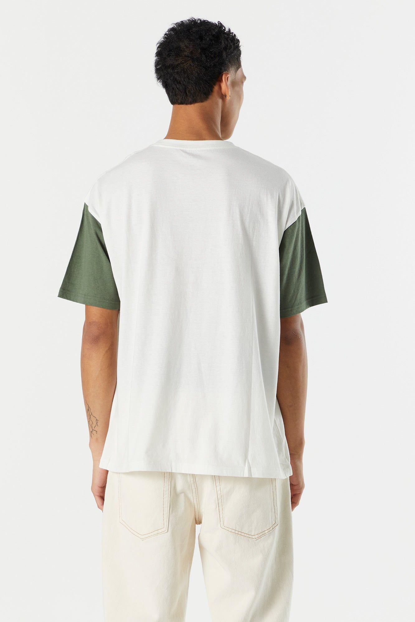 Contrast Sleeve T-Shirt sold by Urban Planet product image thumbnail 8