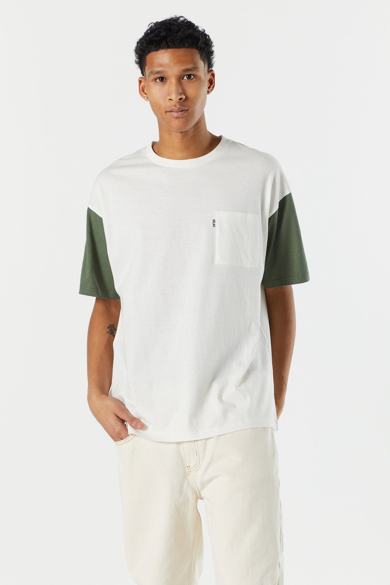 Contrast Sleeve T-Shirt sold by Urban Planet product image thumbnail 7