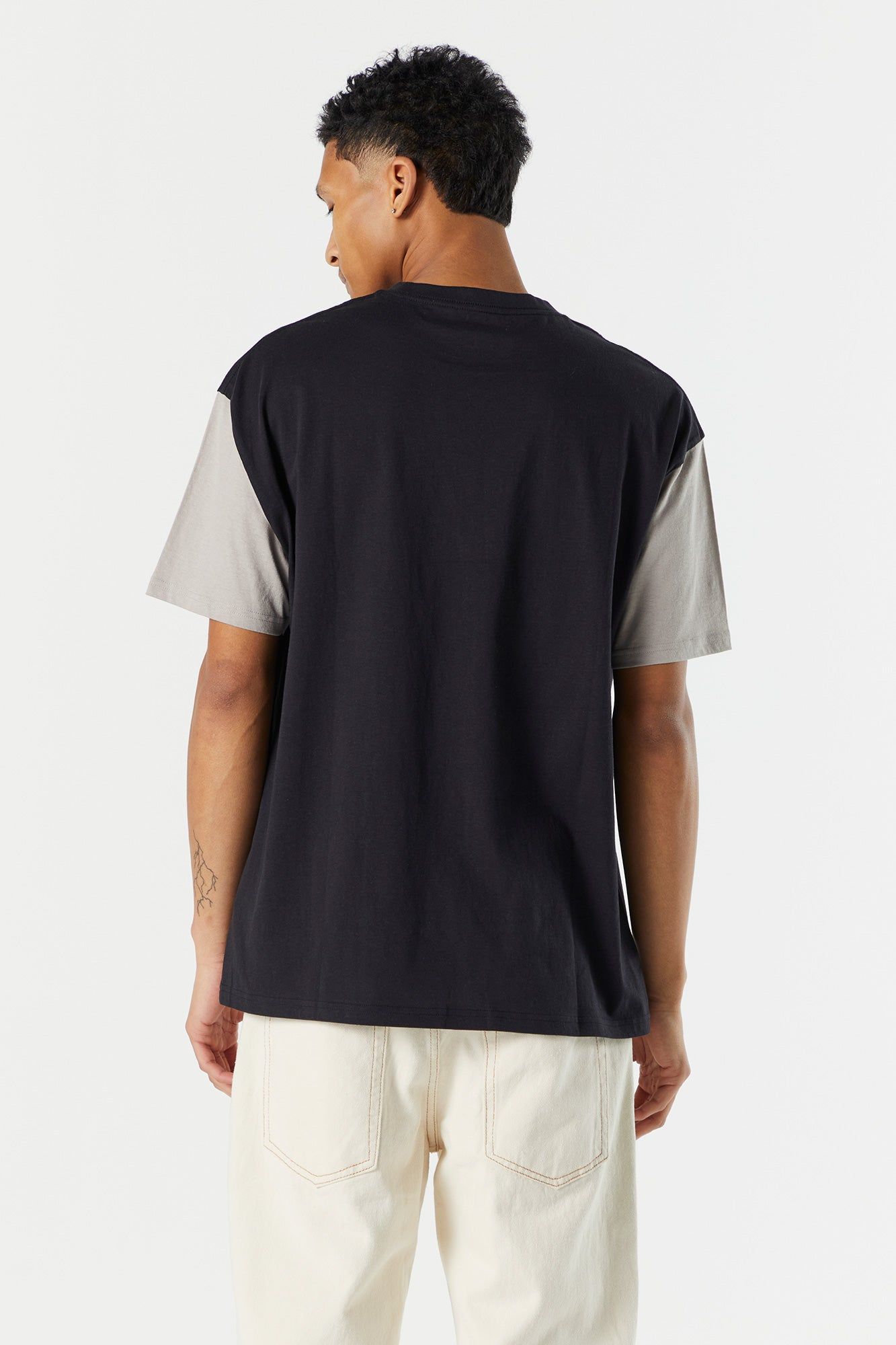 Contrast Sleeve T-Shirt sold by Urban Planet product image thumbnail 5