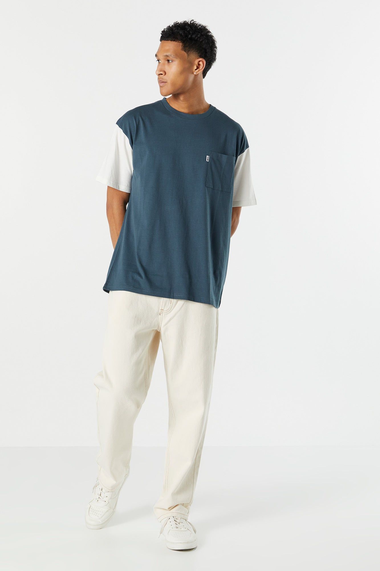Contrast Sleeve T-Shirt sold by Urban Planet product image thumbnail 12