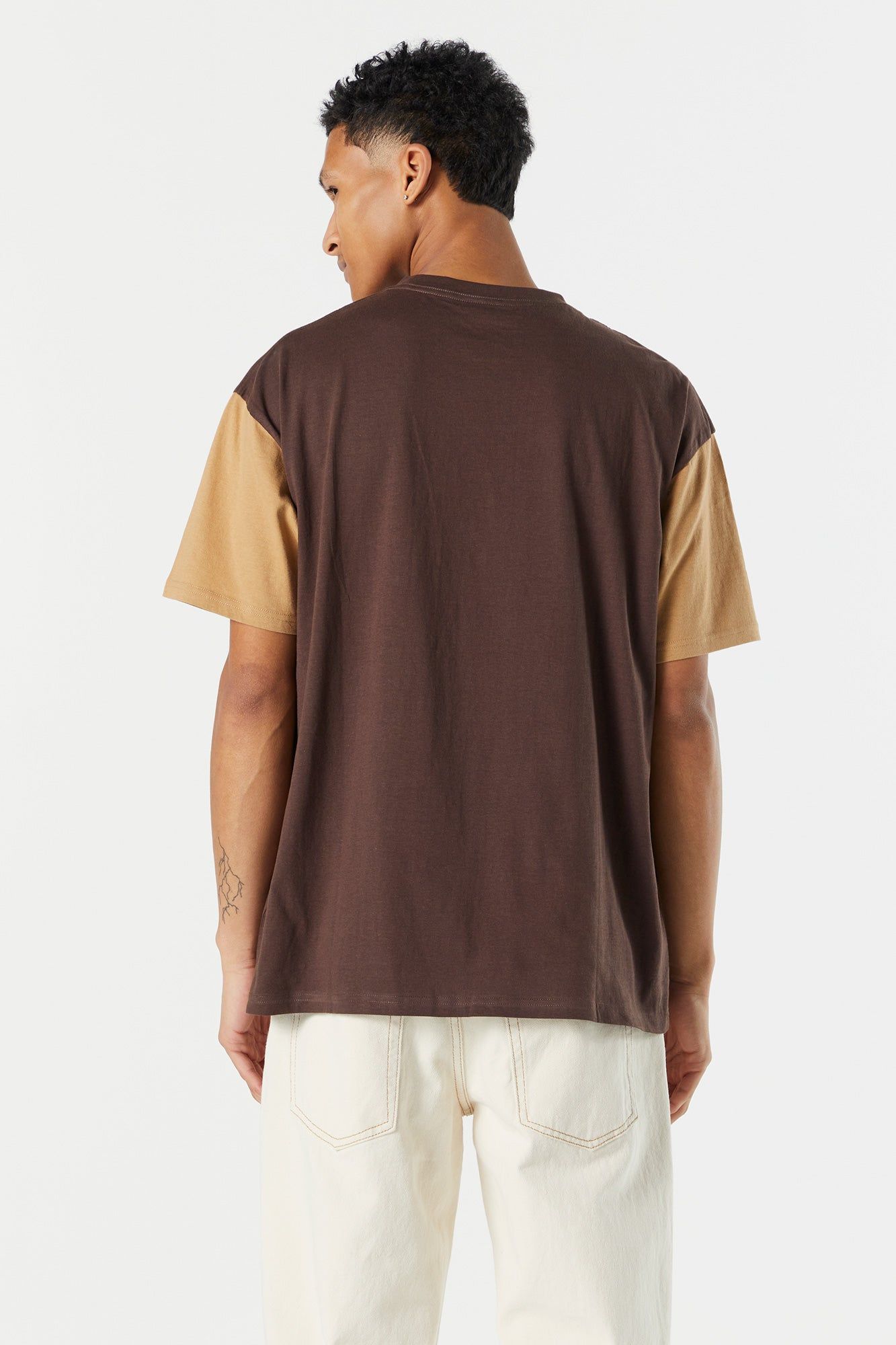 Contrast Sleeve T-Shirt sold by Urban Planet product image thumbnail 2