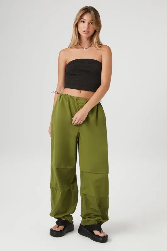 Pantalon parachute avec taille coulissante à barillet sold by Urban Planet