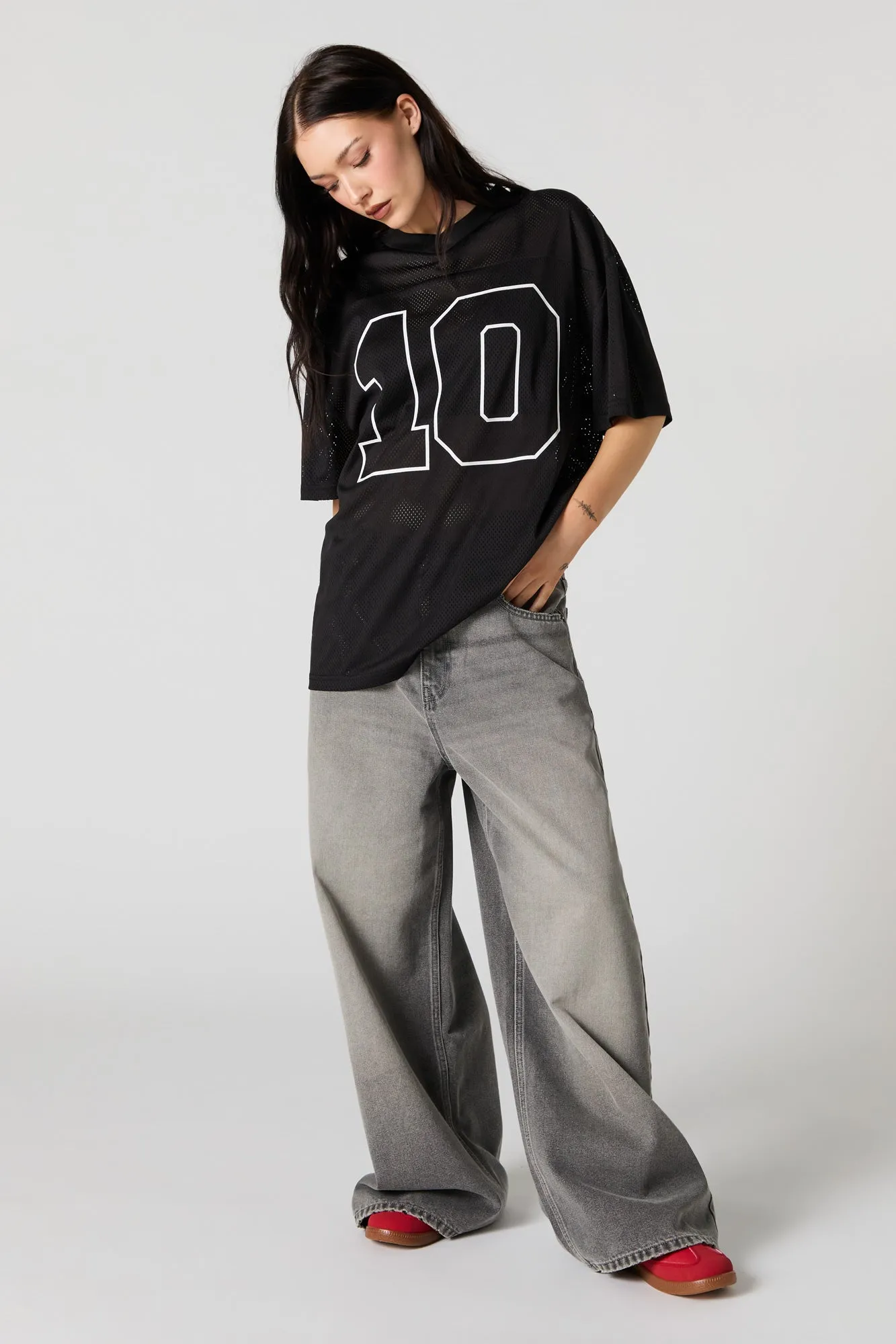 10 Graphic Mesh Jersey sold by Urban Planet product image thumbnail 3