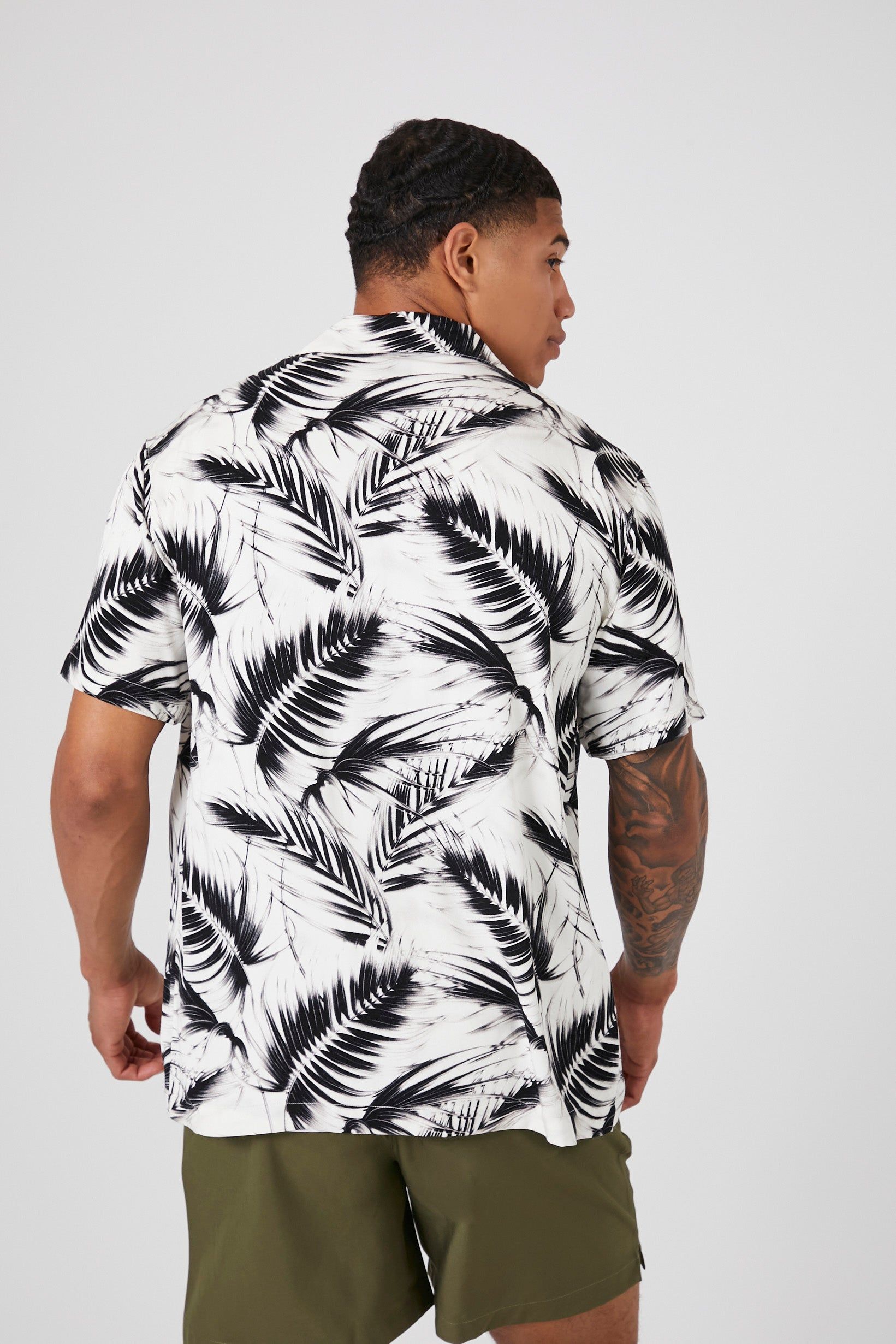 Tropical Print Button-Up Top sold by Urban Planet product image thumbnail 2