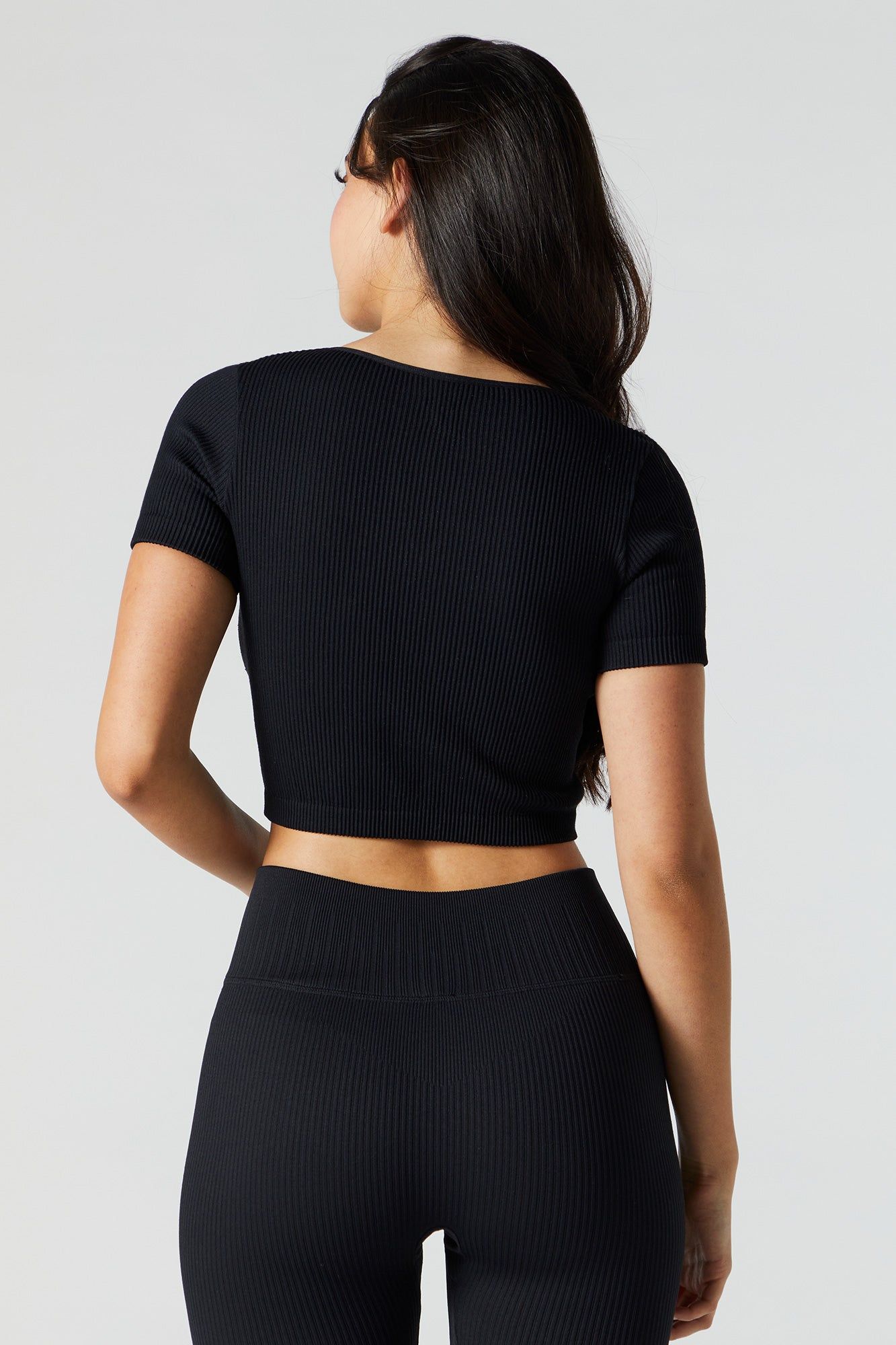 T-shirt Sommer Ray Active côtelé sans couture sold by Urban Planet product image thumbnail 2