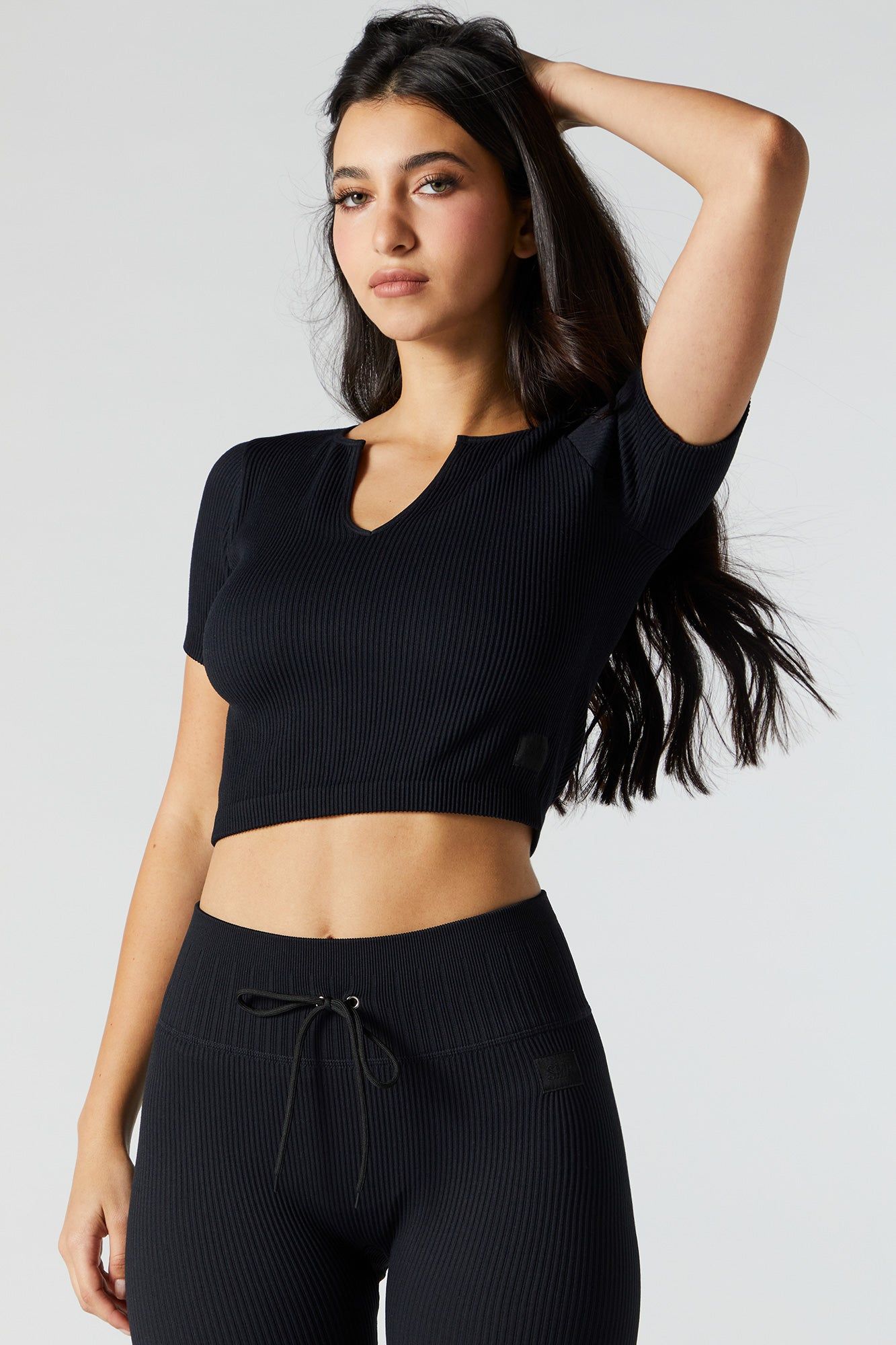 T-shirt Sommer Ray Active côtelé sans couture sold by Urban Planet