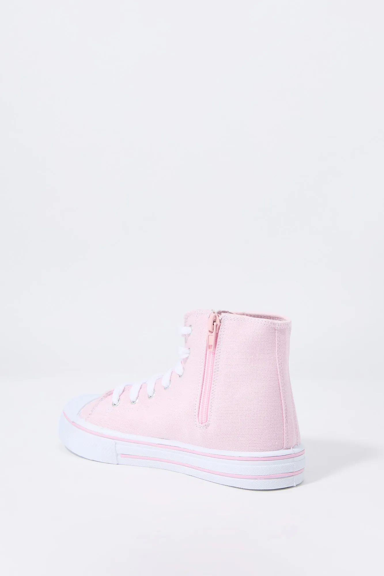 Espadrilles montantes lacées avec fermeture à glissière latérale pour fille sold by Urban Planet product image thumbnail 3