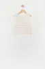 Girls Striped Pointelle Knit Tank Top sold by Urban Planet