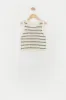 Girls Striped Pointelle Knit Tank Top sold by Urban Planet