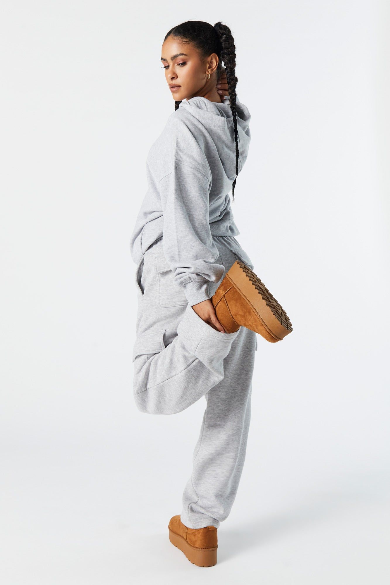 Bottes mini-plateformes aux chevilles sold by Urban Planet product image thumbnail 2