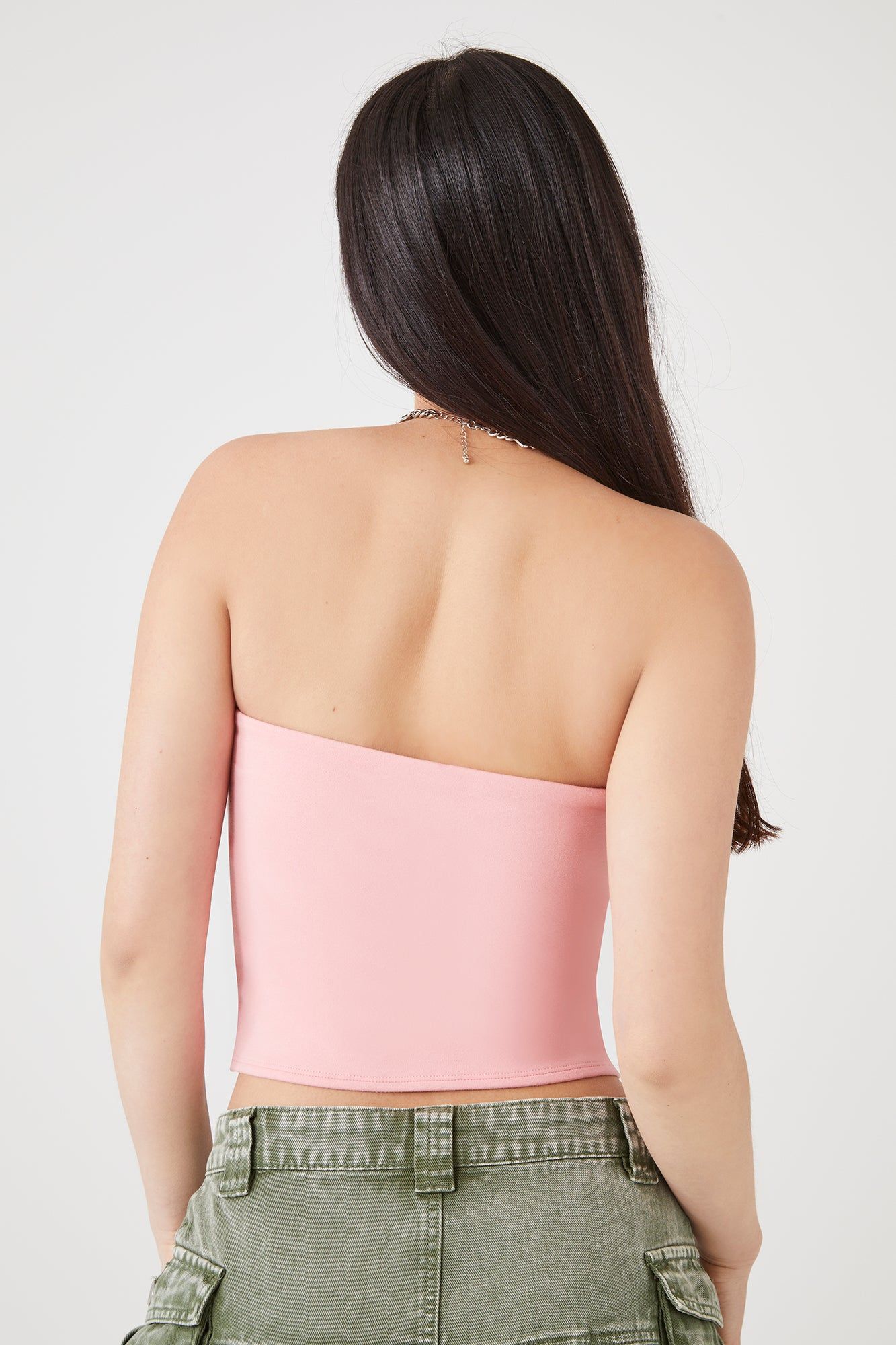 Haut cranté côtelé à manches longues uni sold by Urban Planet product image thumbnail 4