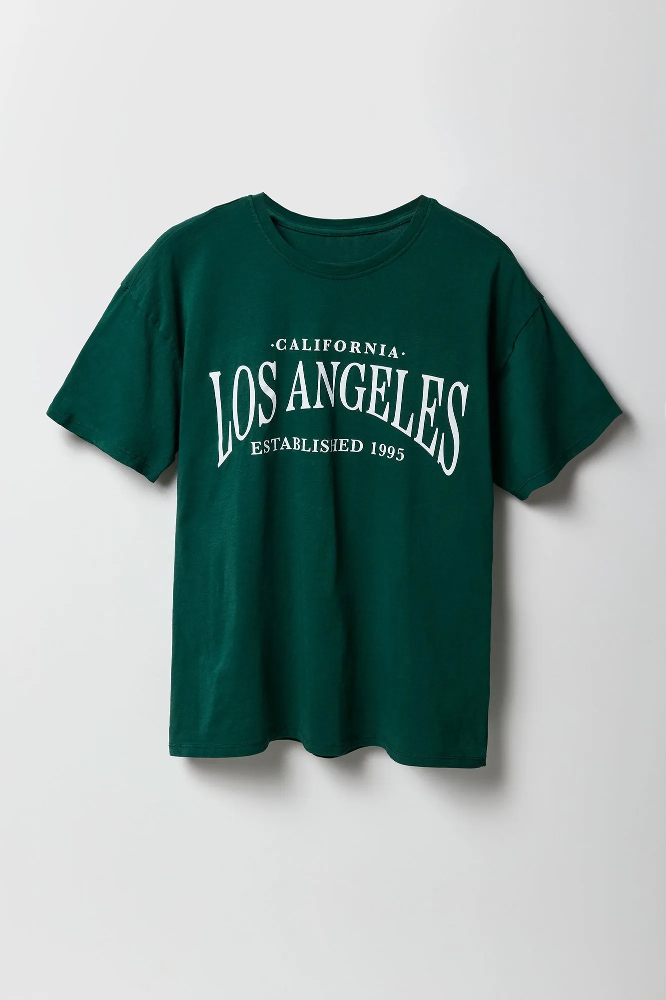 T-shirt coupe garçonne à imprimé Los Angeles 1995 sold by Urban Planet product image thumbnail 4