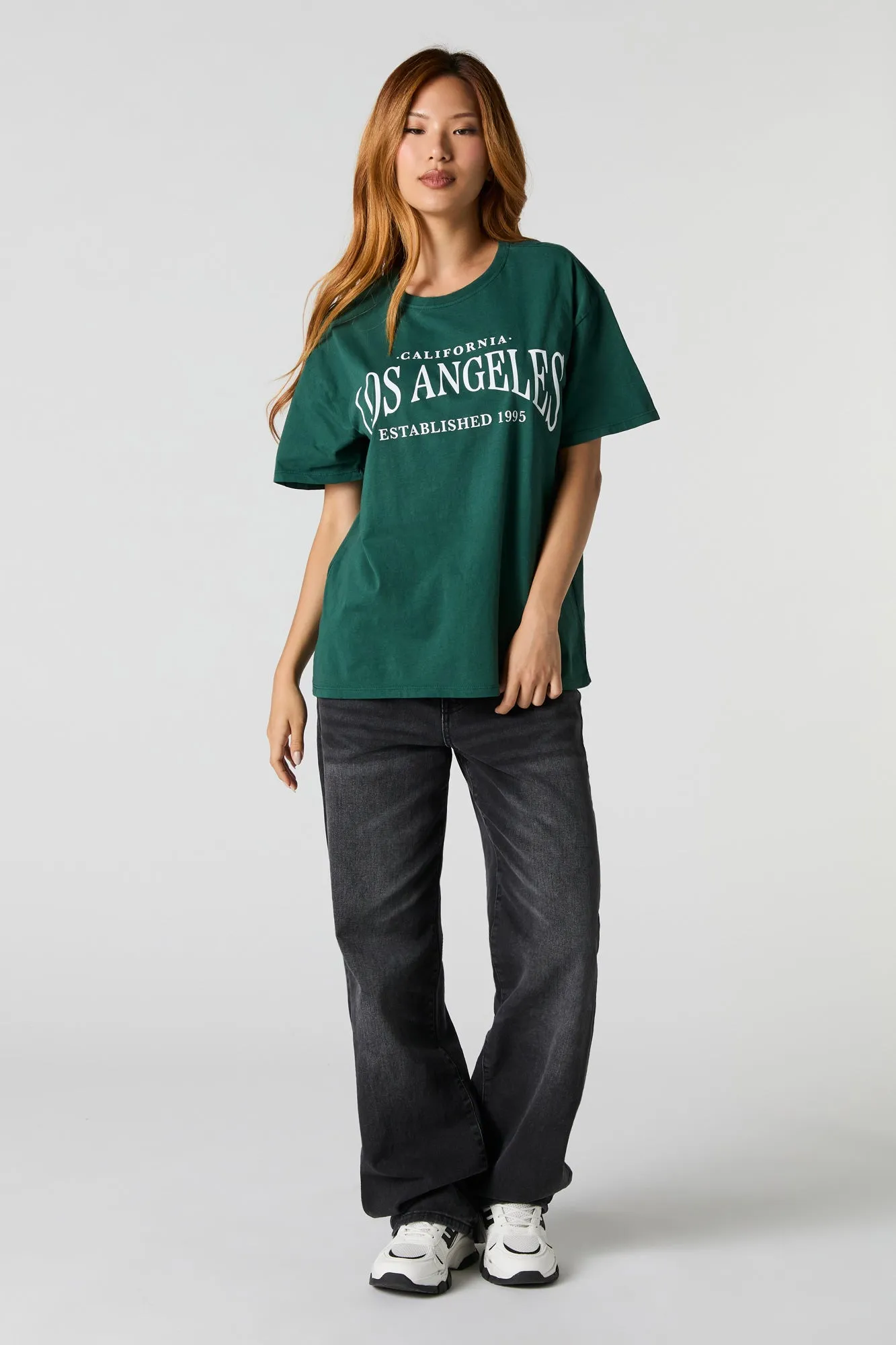 T-shirt coupe garçonne à imprimé Los Angeles 1995 sold by Urban Planet product image thumbnail 2