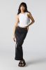 Jupe maxi en denim avec fente avant sold by Urban Planet