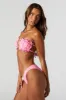Bandeau de bikini volanté rose pale sold by Urban Planet
