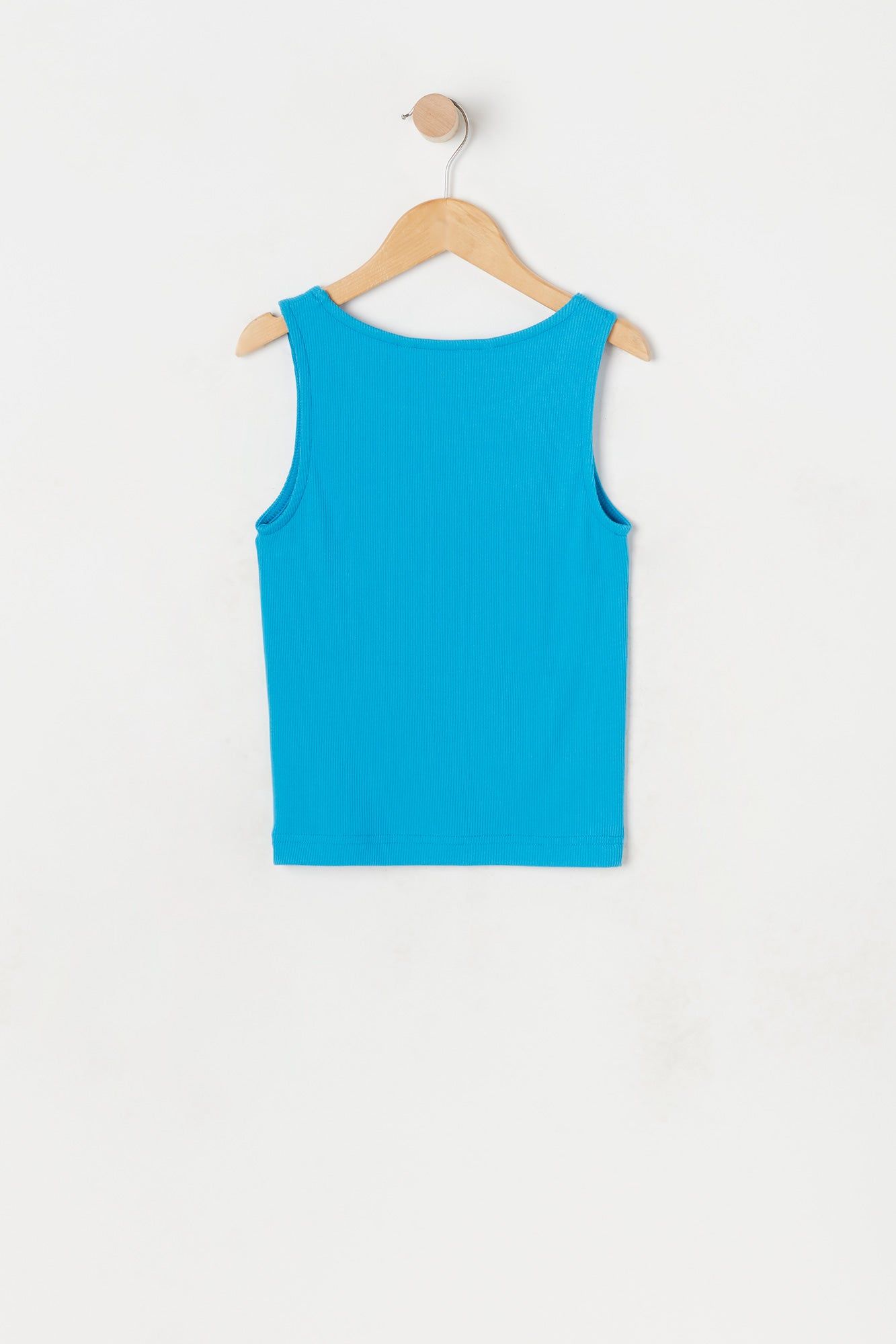 Girls Ribbed Heart Cut Out Tank sold by Urban Planet product image thumbnail 2