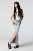 Jupe maxi en denim avec fente avant sold by Urban Planet