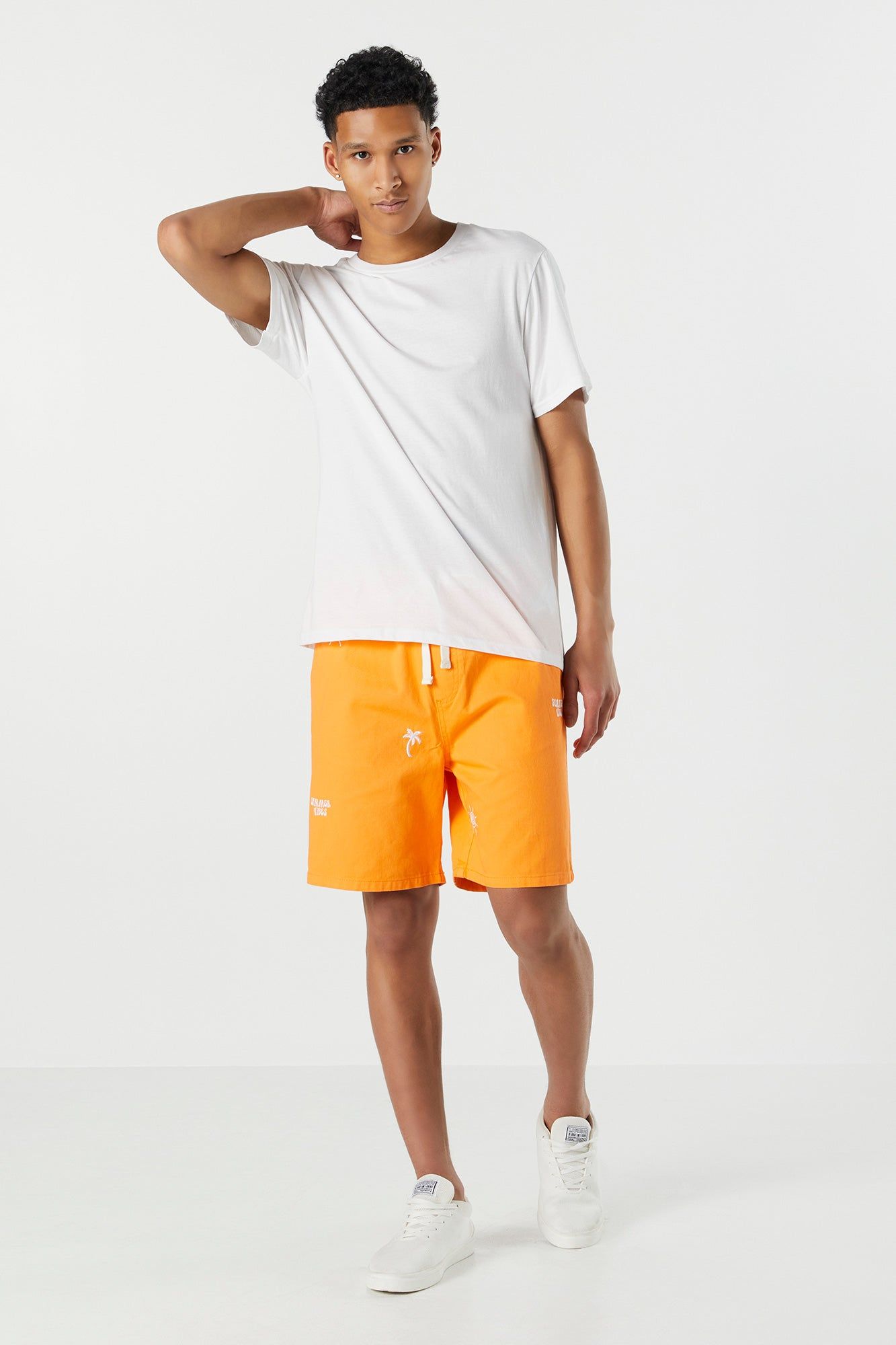 Short avec micromotif brodé Soleil sold by Urban Planet product image thumbnail 4