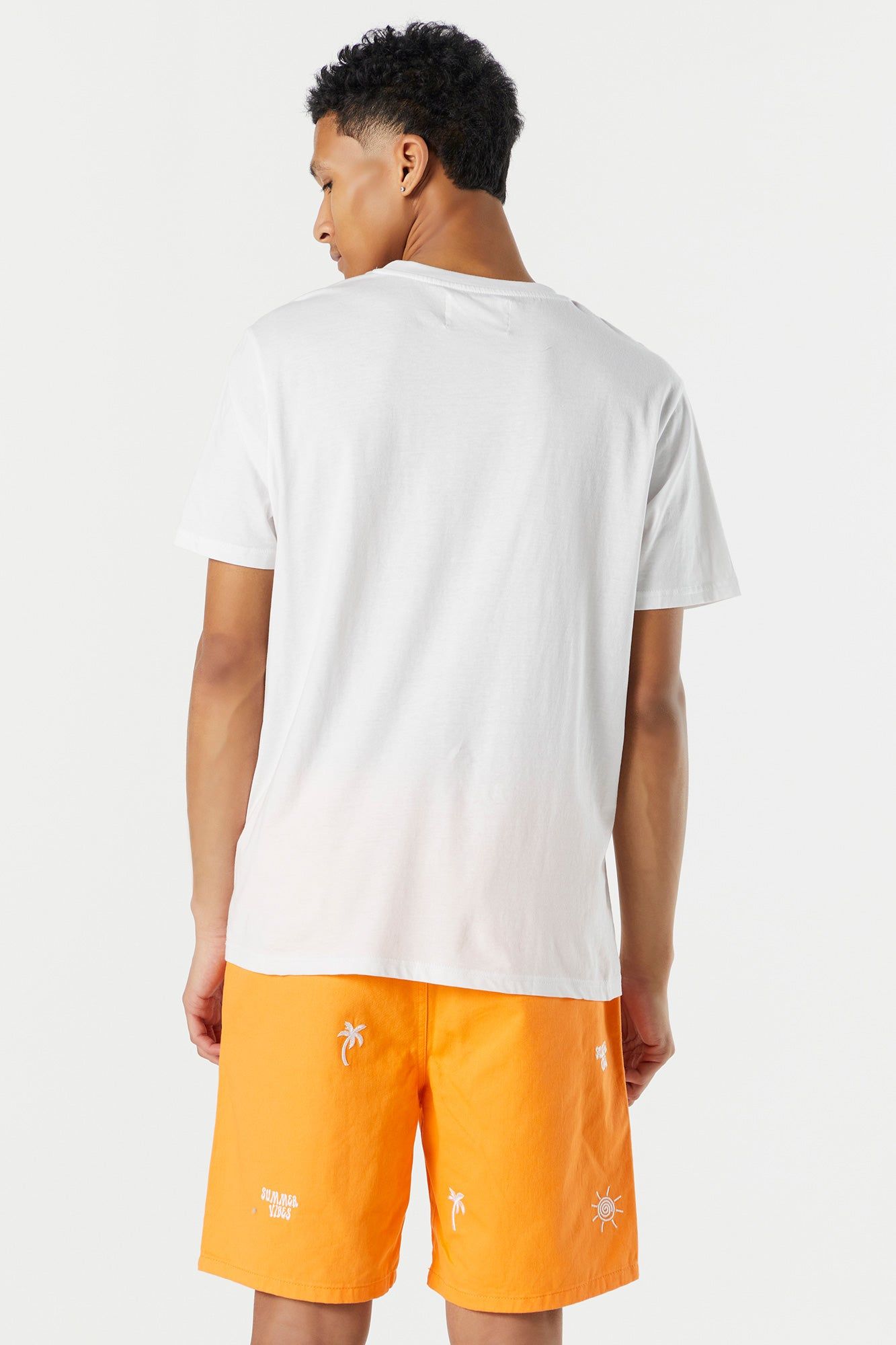 Short avec micromotif brodé Soleil sold by Urban Planet product image thumbnail 3