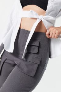 Multi Cargo Pocket Straight Leg Pant sold by Urban Planet