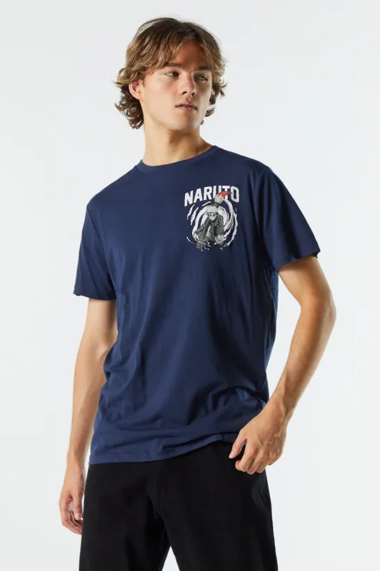 Dark Blue Naruto Graphic T-Shirt sold by Urban Planet