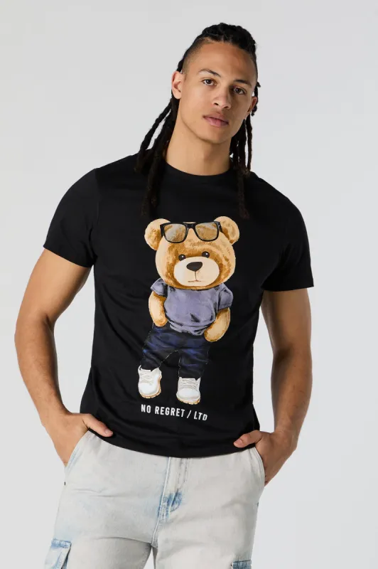 No Regret Teddy Graphic T-Shirt sold by Urban Planet