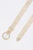Rhinestone Circle Buckle Belt sold by Urban Planet