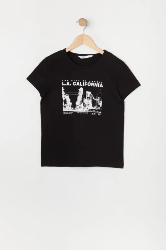 Girls LA California Graphic T-Shirt sold by Urban Planet