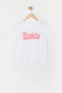 Barbie™ Girls White Logo Graphic T-Shirt sold by Urban Planet