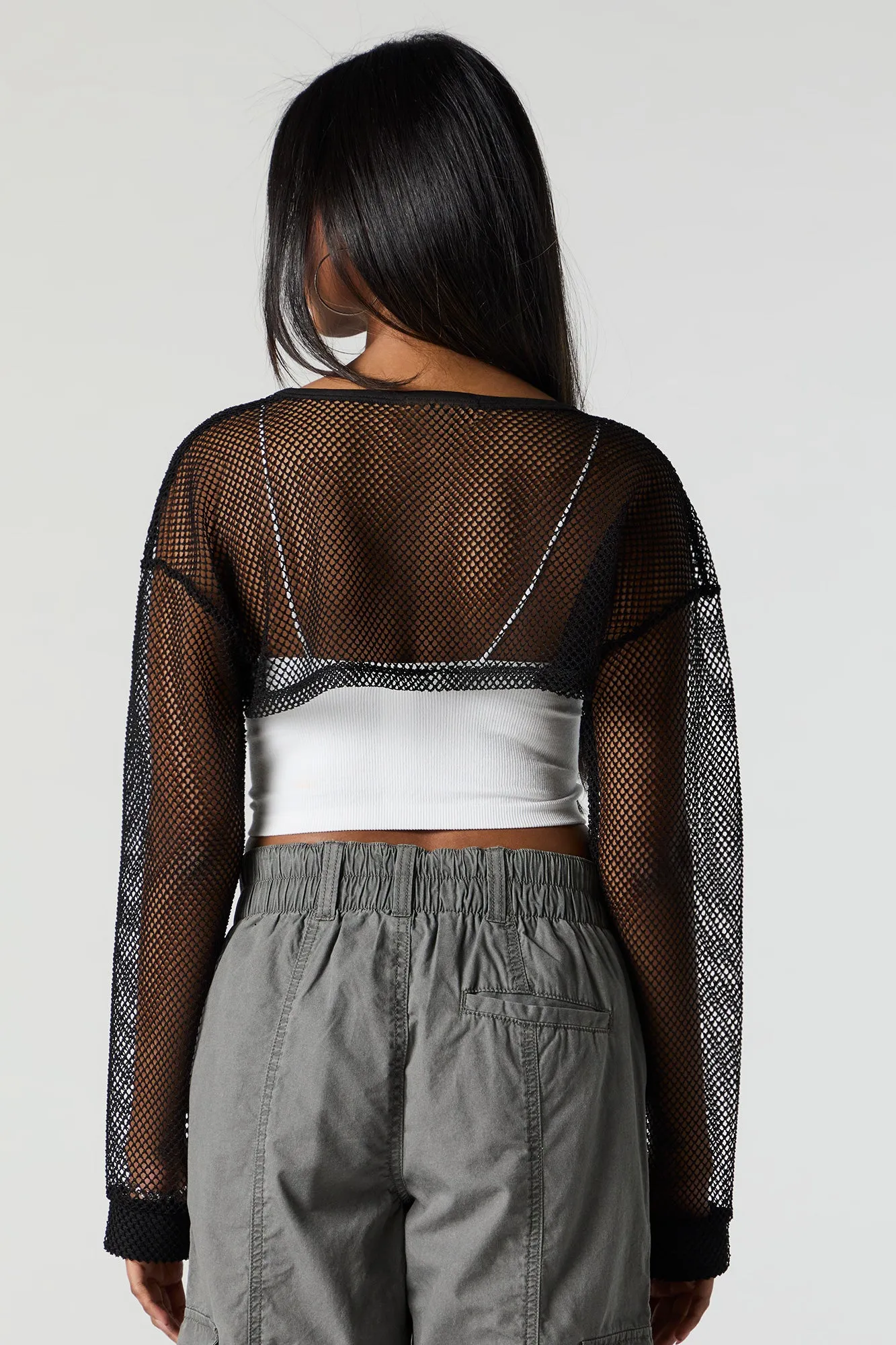 Fishnet Bolero sold by Urban Planet product image thumbnail 5