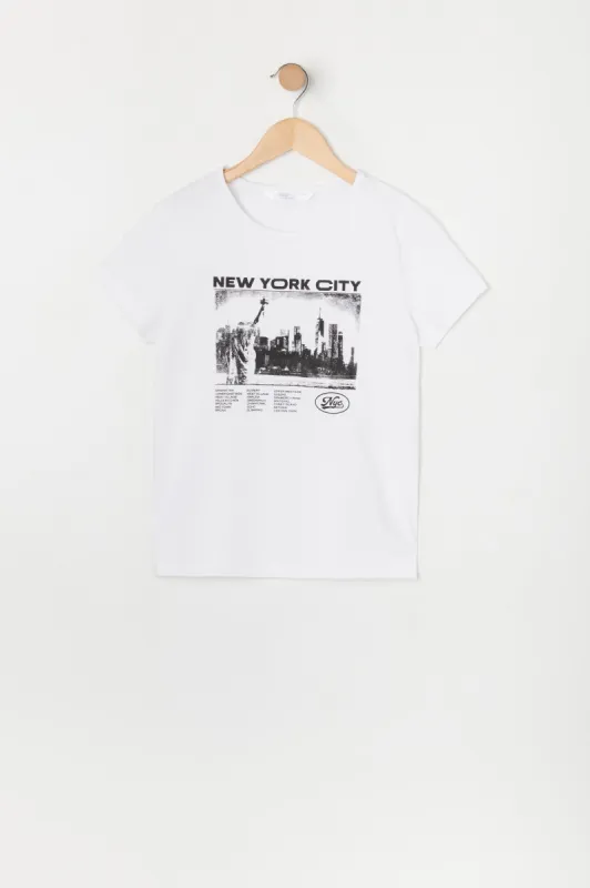 Girls New York City Graphic T-Shirt sold by Urban Planet