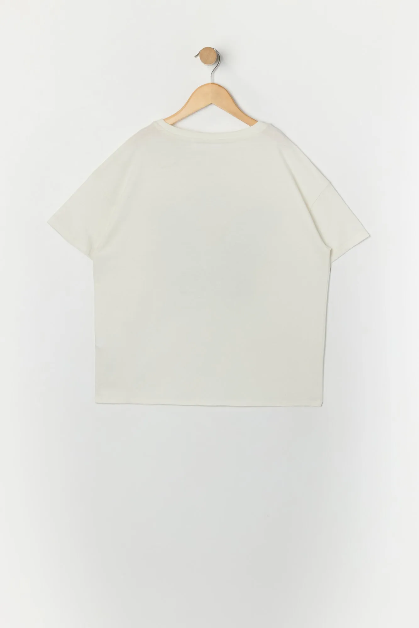 T-shirt surdimensionné délavé à imprimé Good Day pour fille sold by Urban Planet product image thumbnail 2