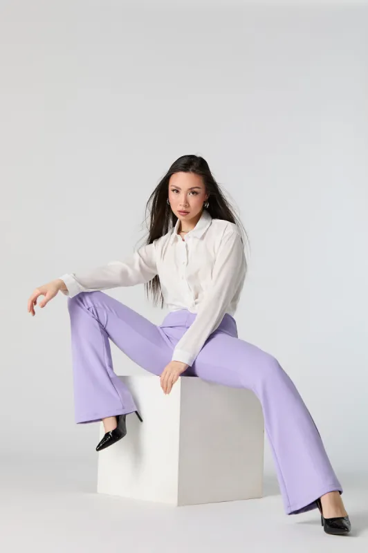 Pantalon habillé à jambe large et taille haute sold by Urban Planet