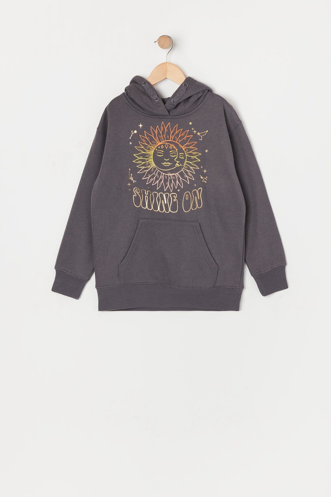 Girls Shine On Graphic Fleece Hoodie sold by Urban Planet