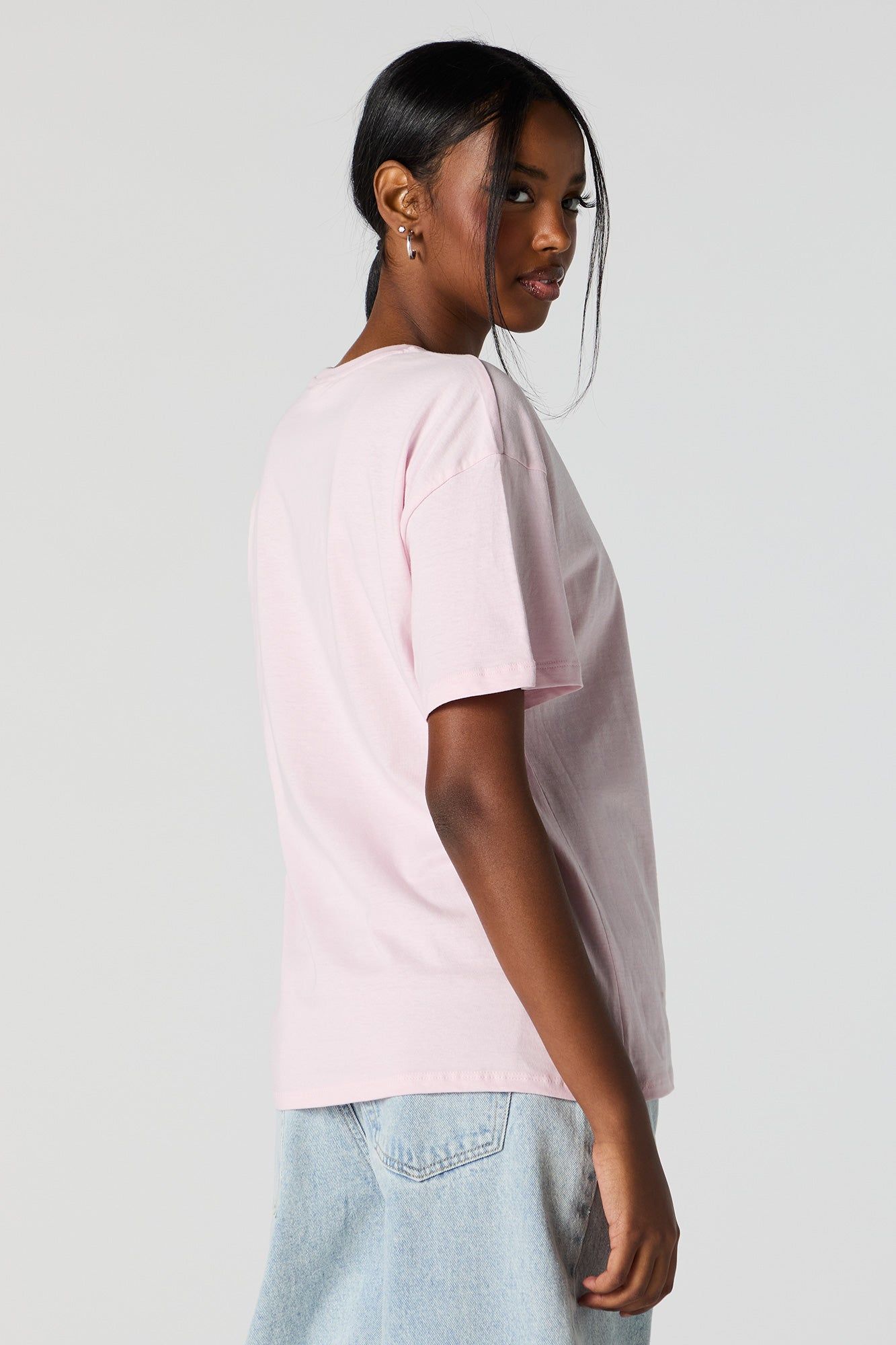 Cherry Bow Graphic Boyfriend T-Shirt sold by Urban Planet product image thumbnail 3