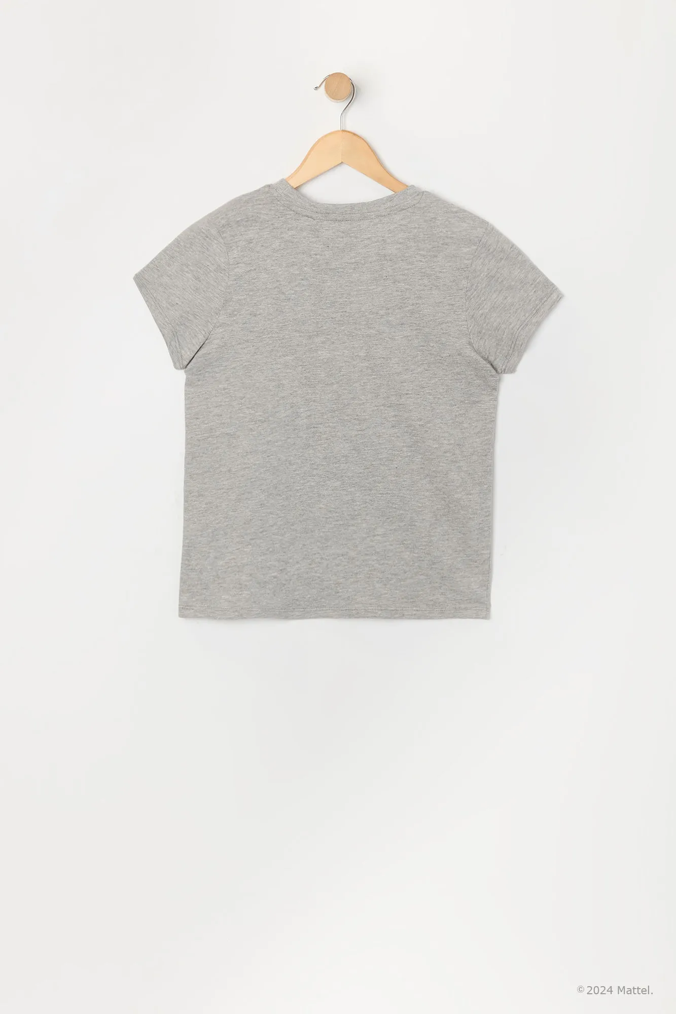 T-shirt gris à imprimé Barbie™ pour filles sold by Urban Planet product image thumbnail 2