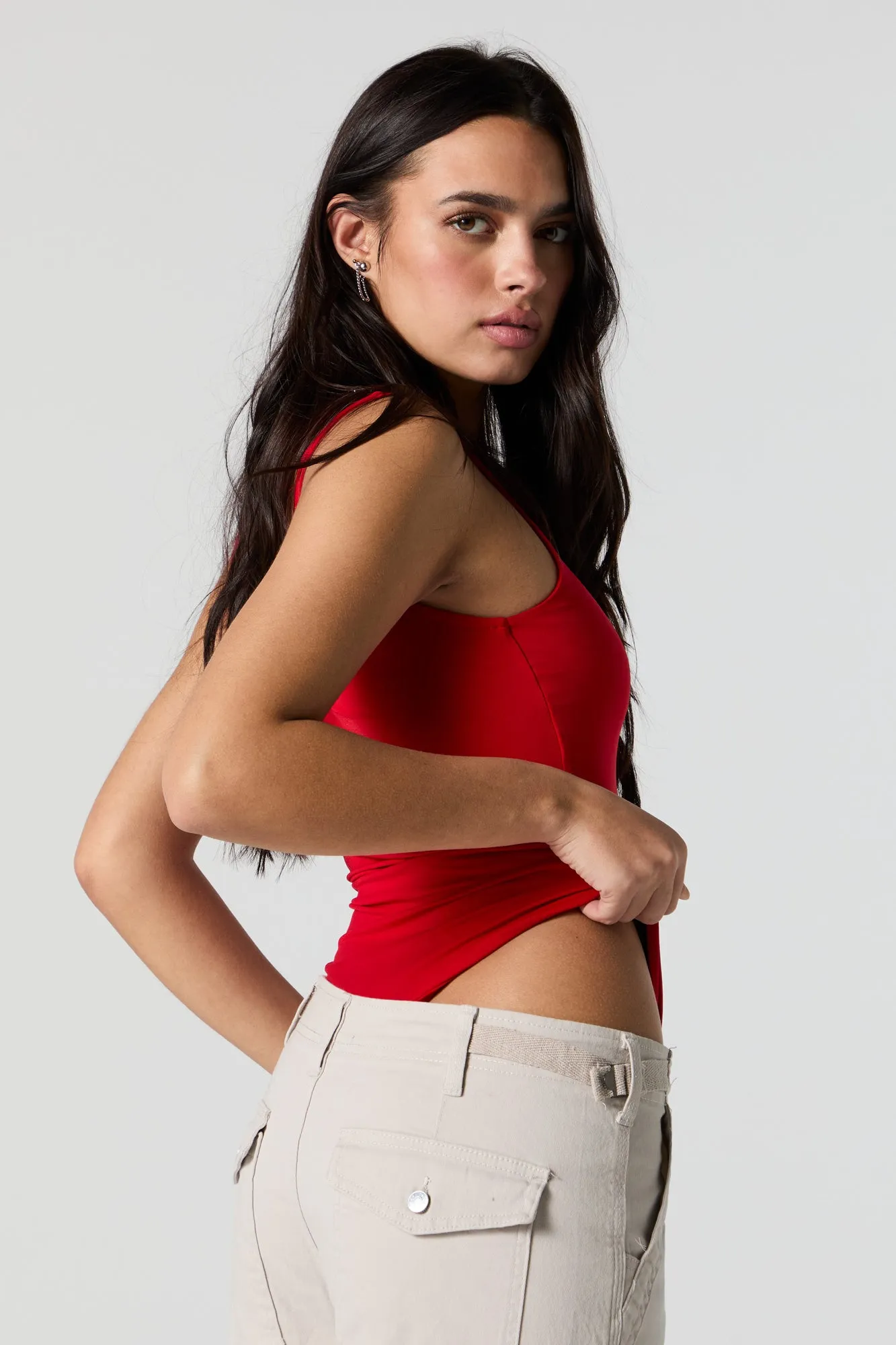 Double Layered Sleeveless Bodysuit sold by Urban Planet product image thumbnail 2