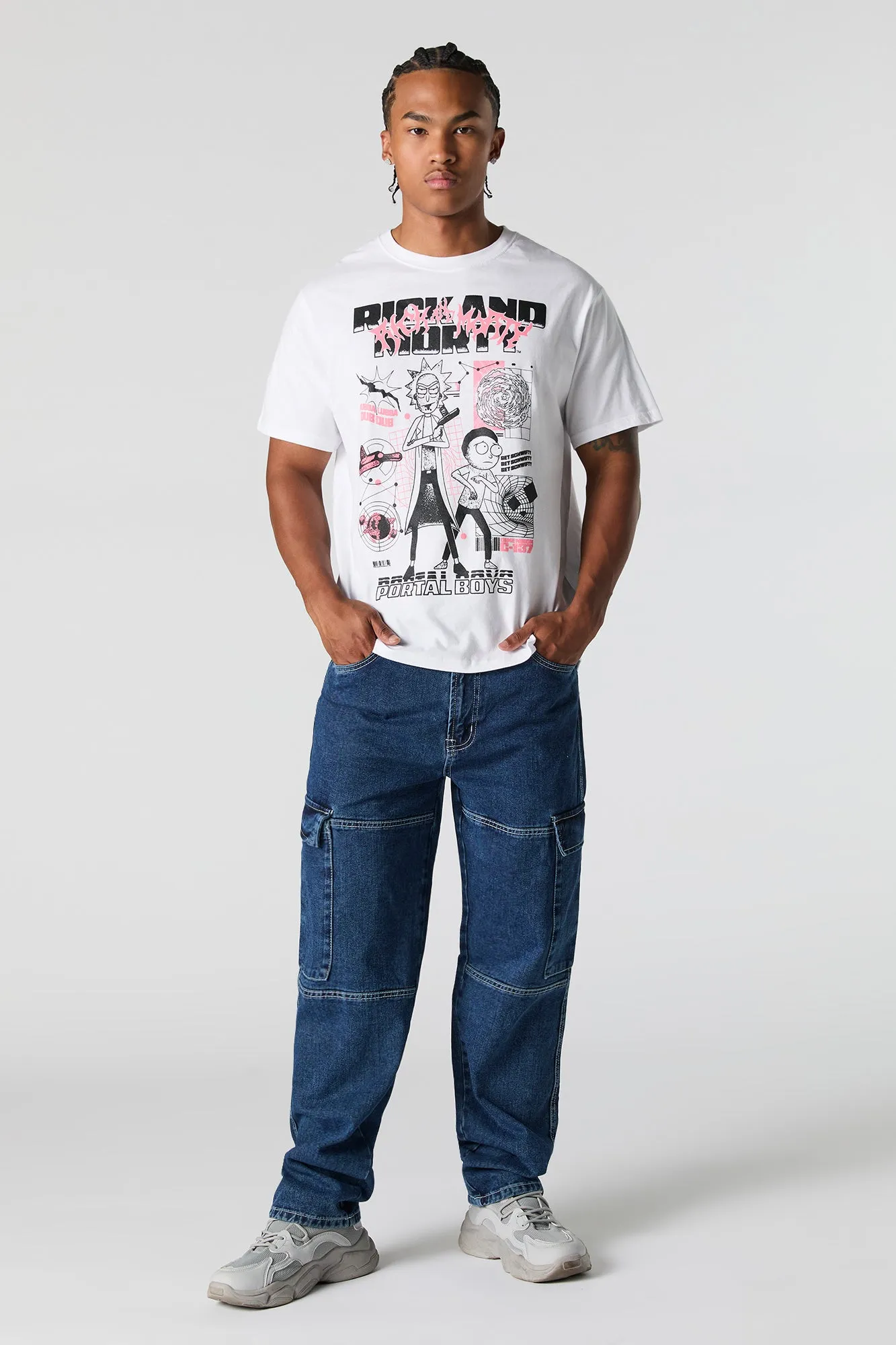 Rick and Morty Graphic T-Shirt sold by Urban Planet product image thumbnail 2