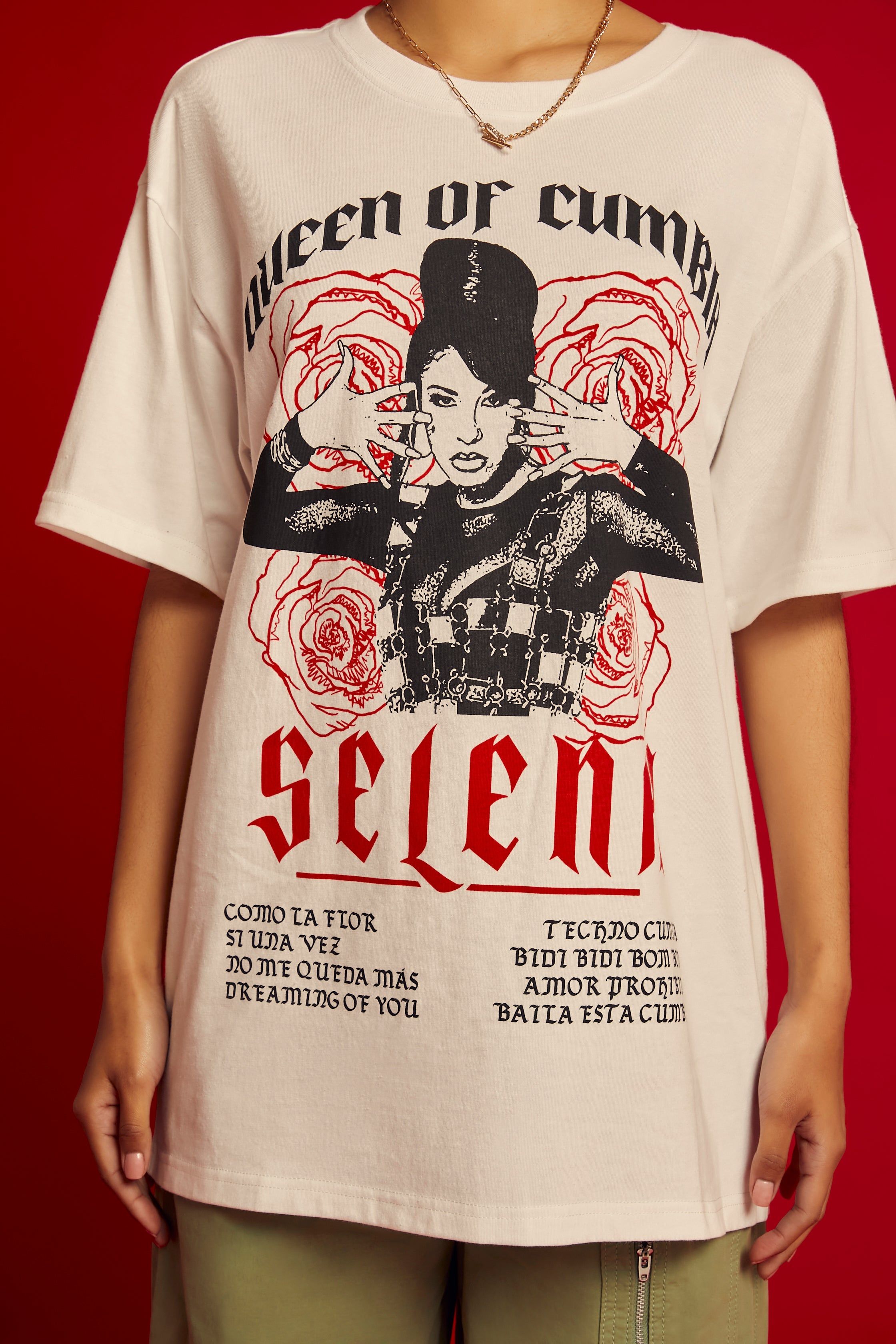 Selena Queen of Cumbia Graphic T-Shirt sold by Urban Planet product image thumbnail 4