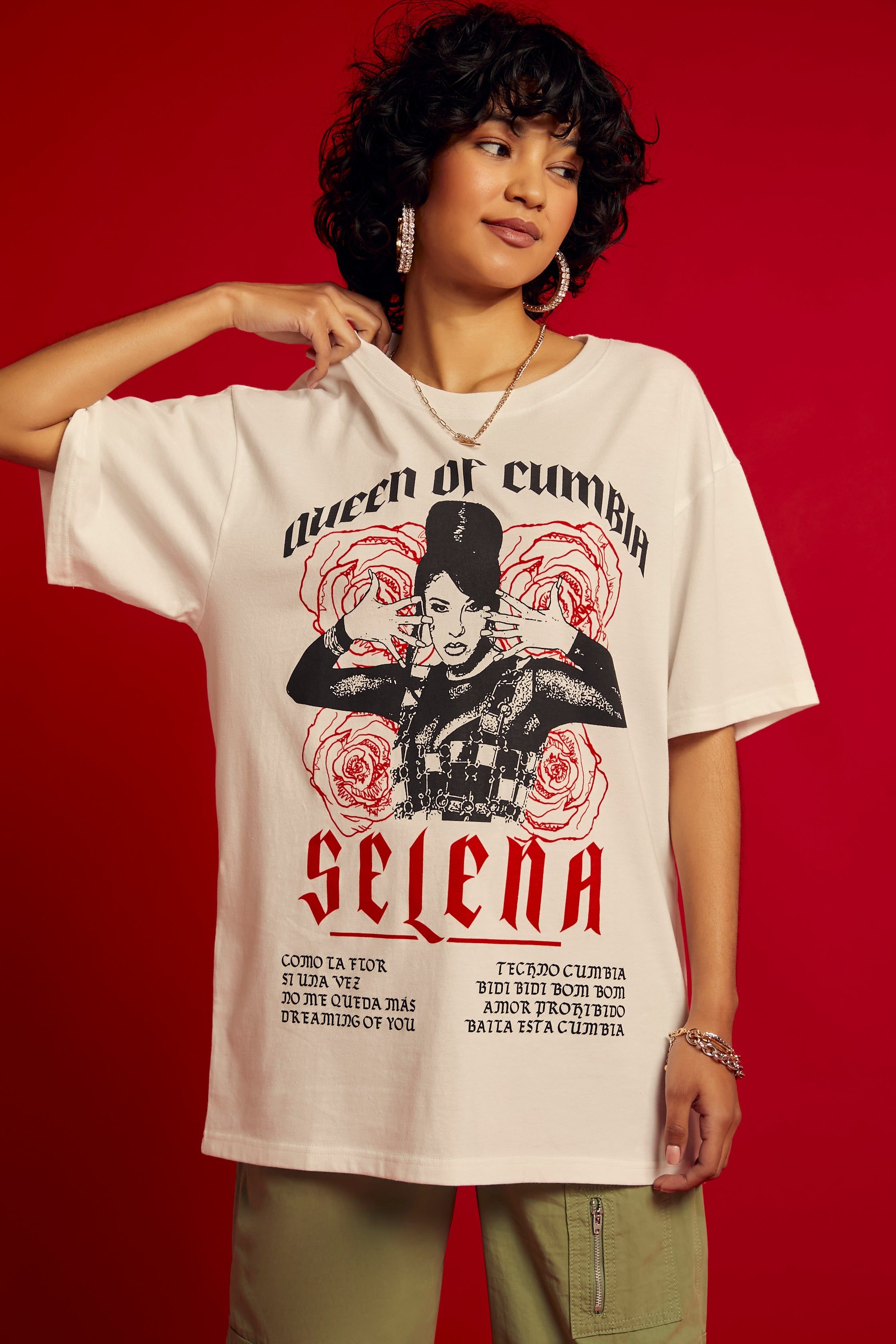 Selena Queen of Cumbia Graphic T-Shirt sold by Urban Planet