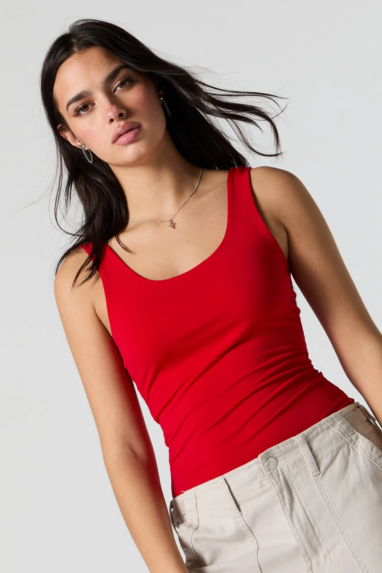 Double Layered Sleeveless Bodysuit sold by Urban Planet