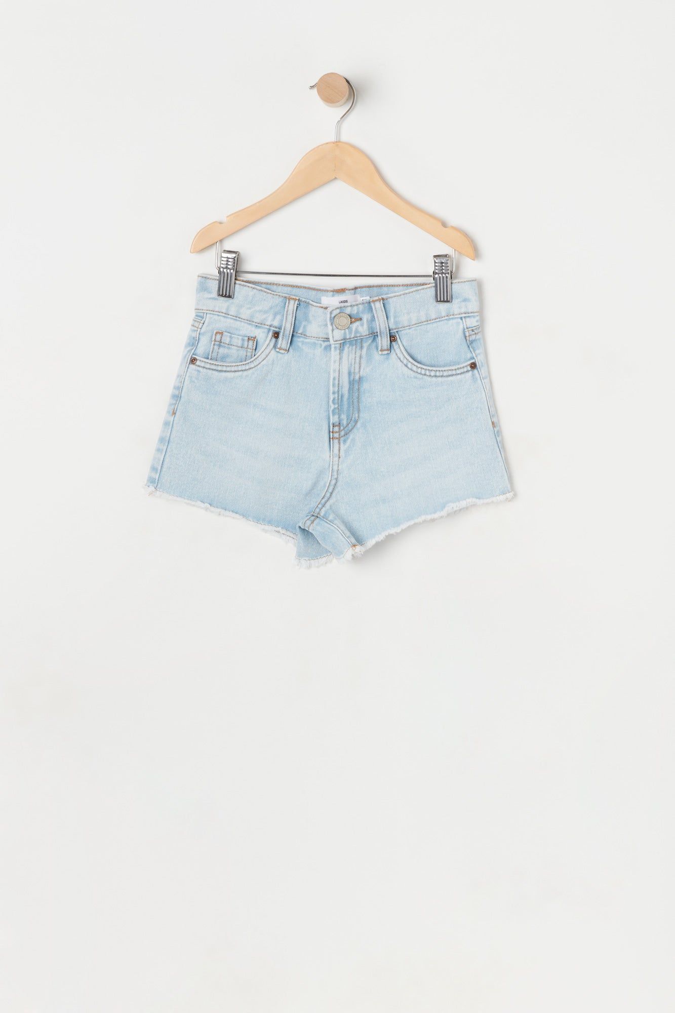 Girls Chelsea High-Rise Vintage Rip Short sold by Urban Planet