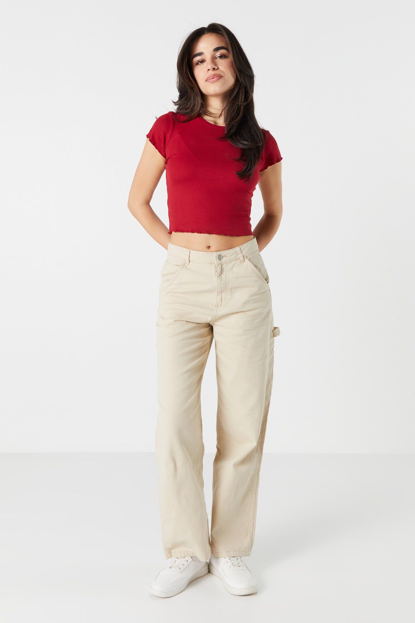 Lettuce Trim Ribbed T-Shirt sold by Urban Planet product image thumbnail 9