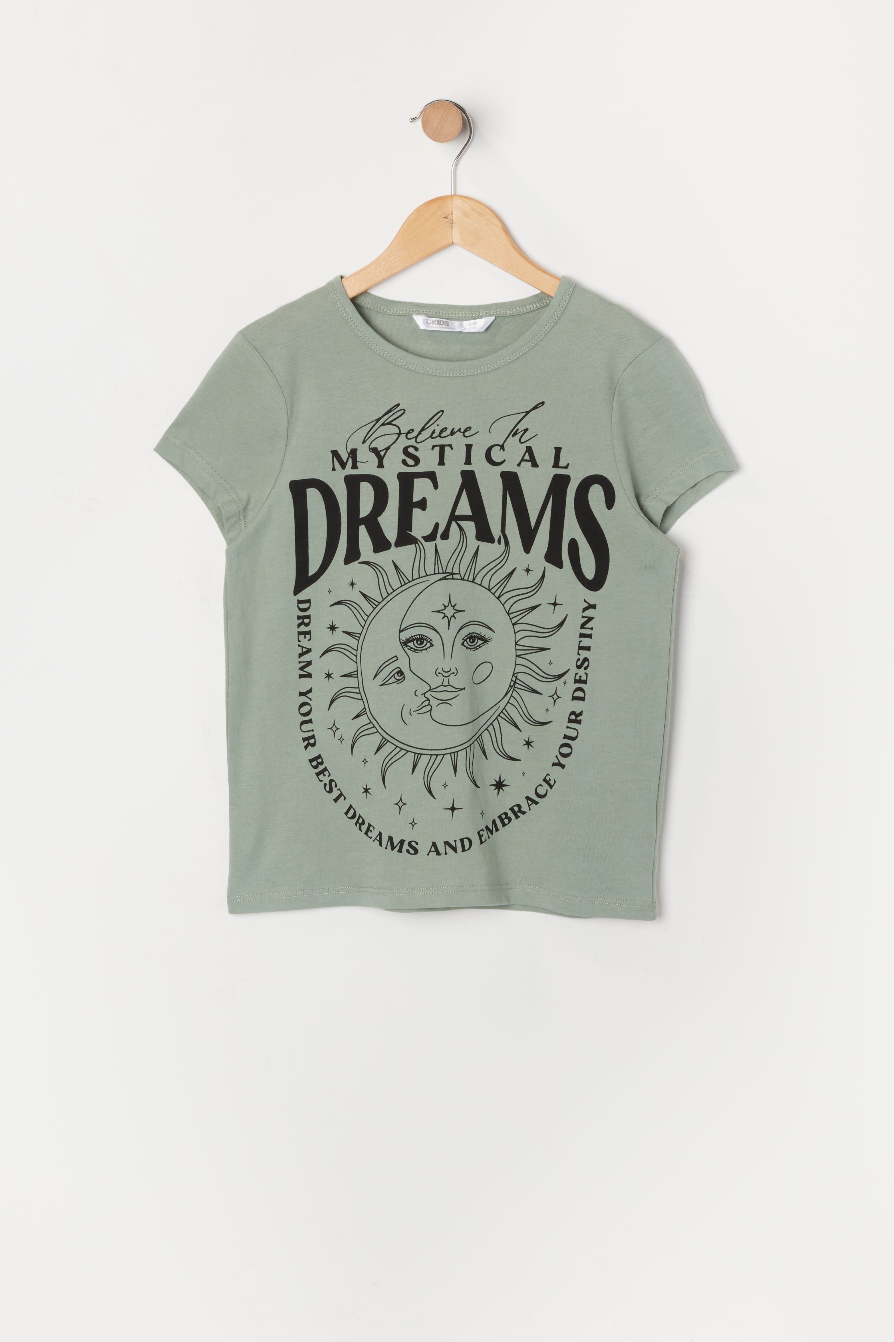 Girls Mystical Dreams Graphic T-Shirt sold by Urban Planet