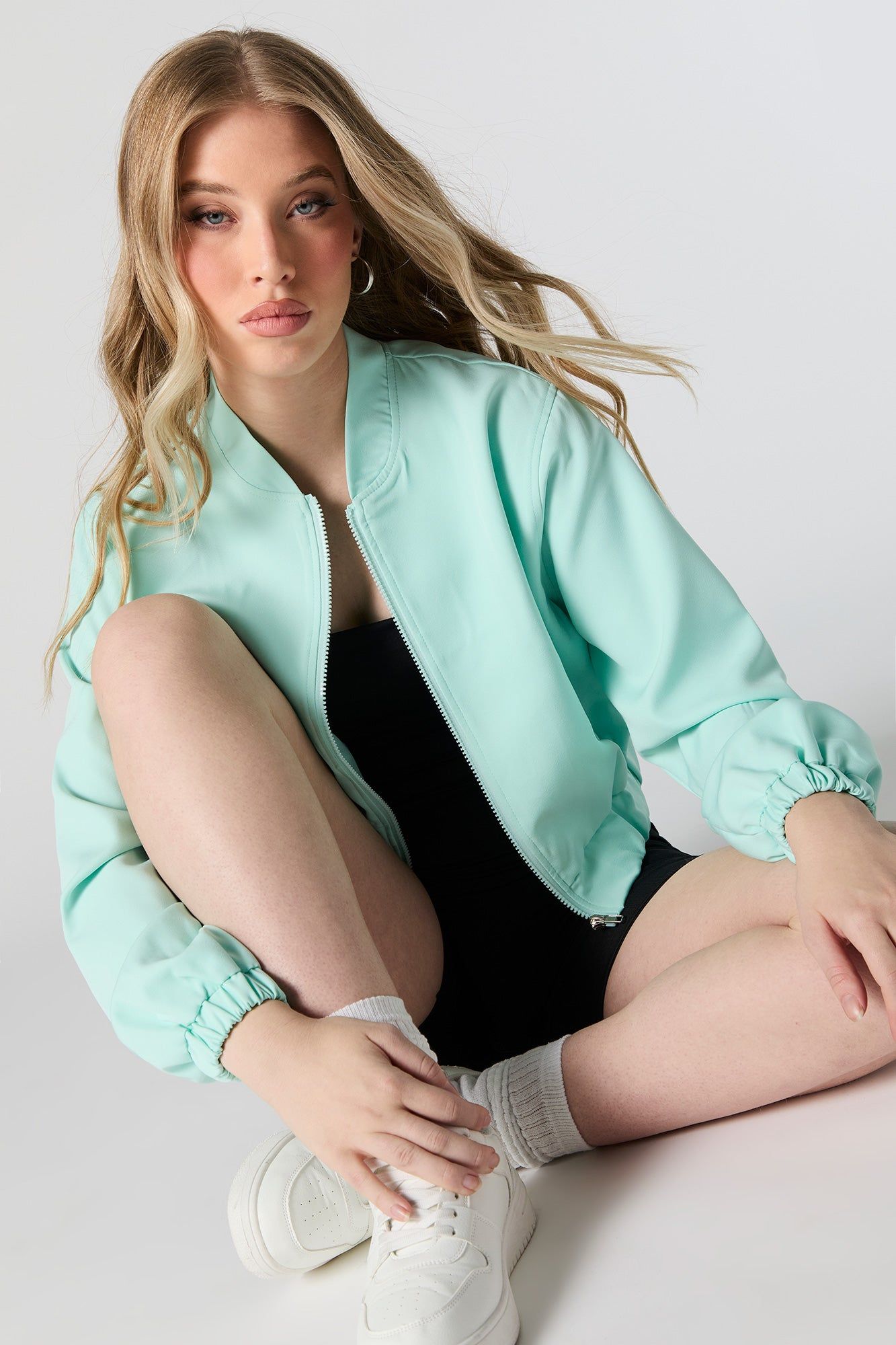 Zip-Up Bomber Jacket sold by Urban Planet product image thumbnail 4