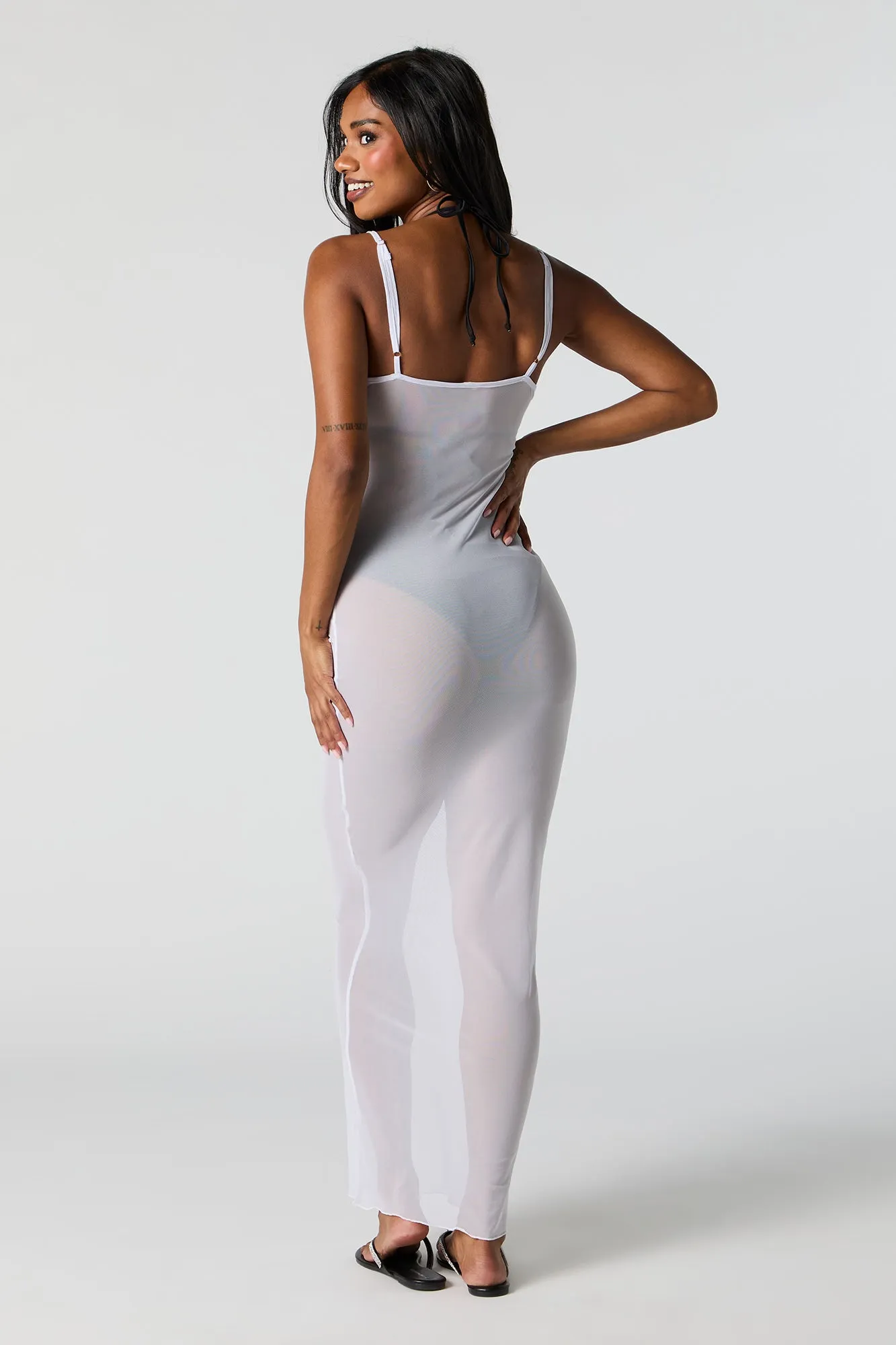 Robe maxi couvre-maillot en filet sold by Urban Planet product image thumbnail 3